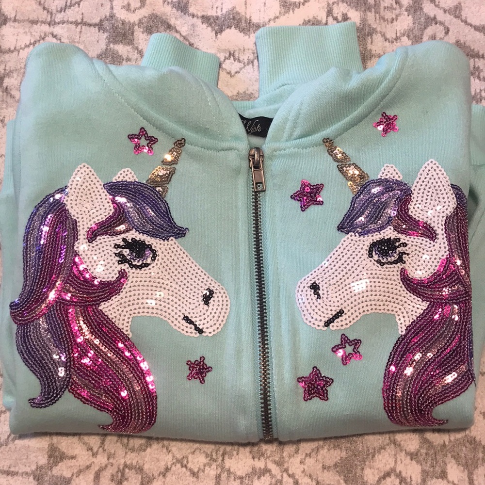 Unicorn Zip Sweatshirt